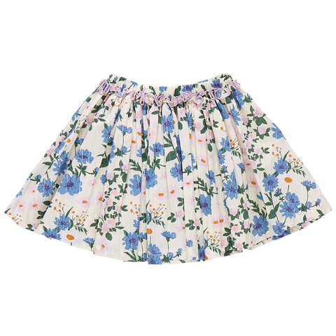 Gianna Skirt - Melon Daisy Floral