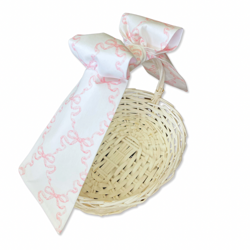 Basket Bow - Pink Bow Trellis