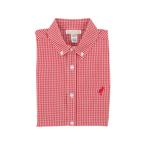 Dean's List Dress Shirt - Richmond Red Gingham