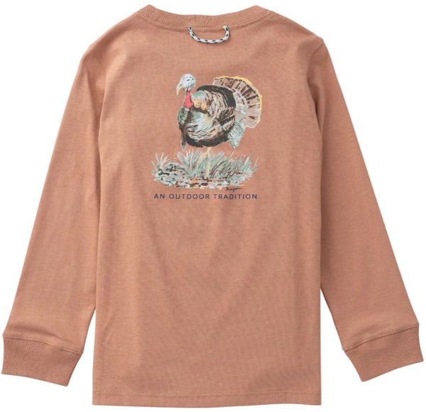 LS Cotton Pocket T-Shirt - Mocha Mousse