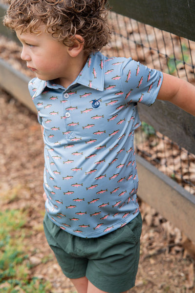 SS Pro Performance Polo - Rainbow Trout