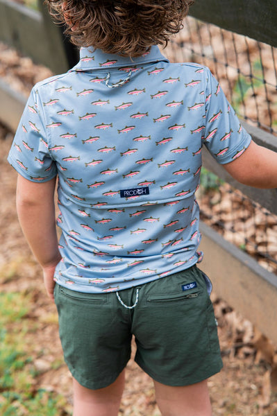 SS Pro Performance Polo - Rainbow Trout