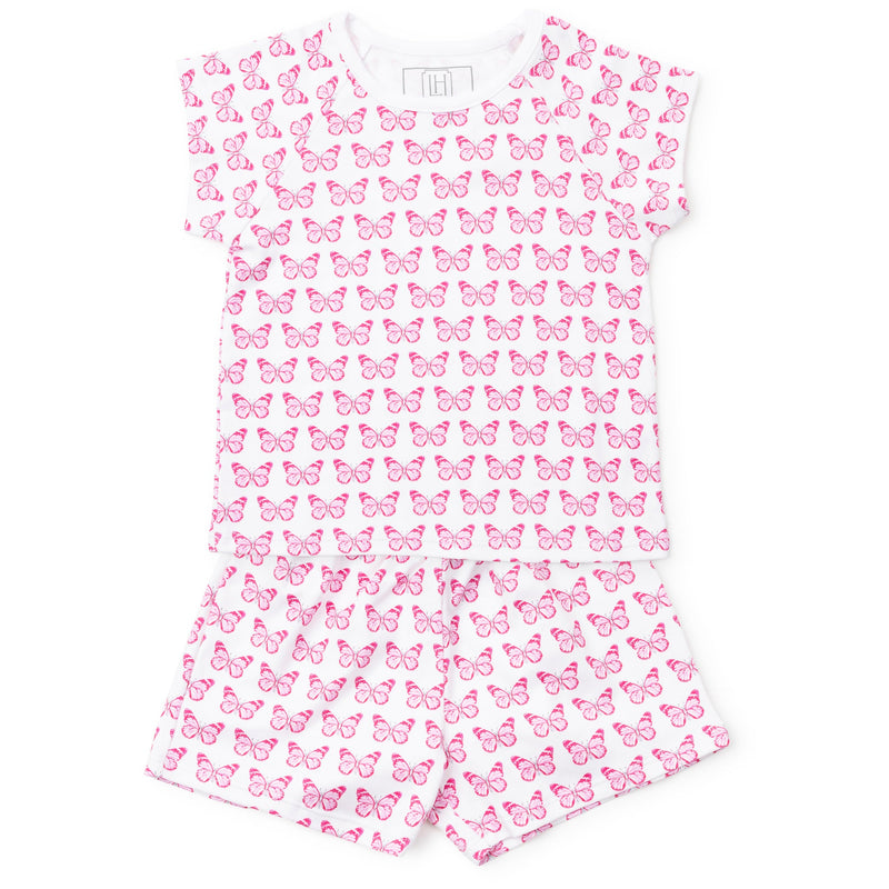 Emery Pajama Short Set - Cartie Butterflies