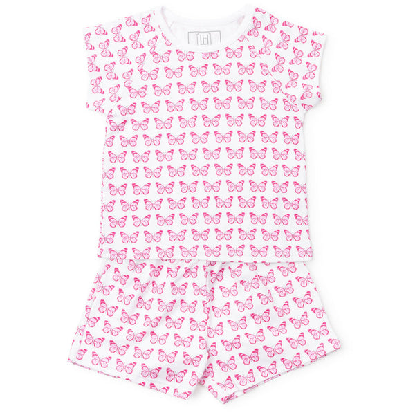 Emery Pajama Short Set - Cartie Butterflies