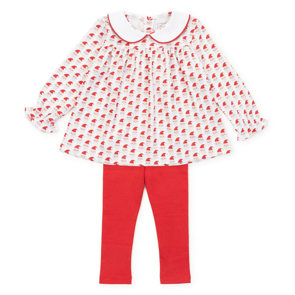 Morgan Girls' Legging Set - Whimsical Santa