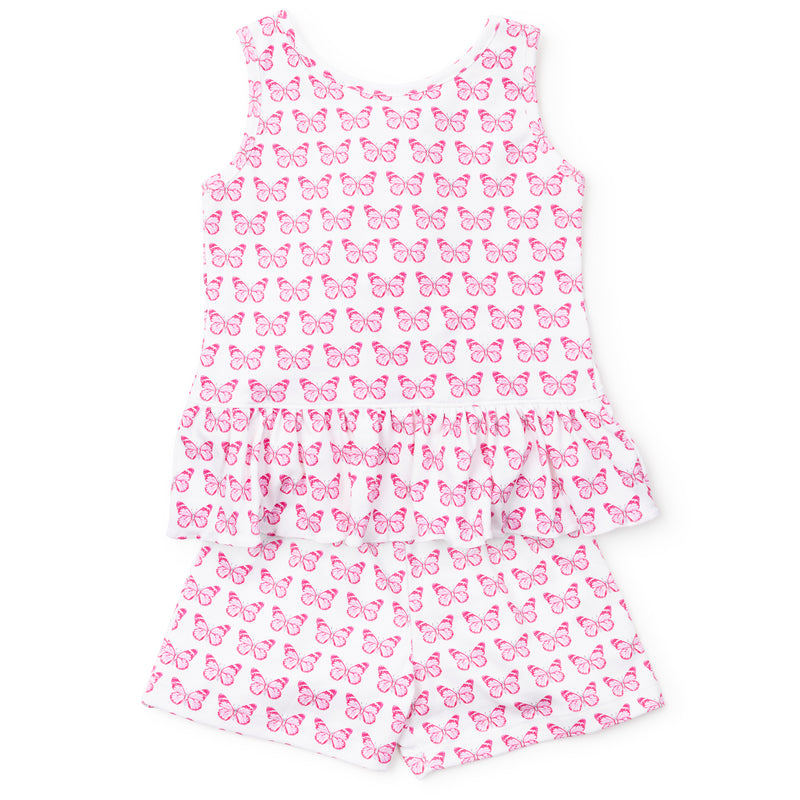 Poppy Girls' Short Set - Cartie Butterflies