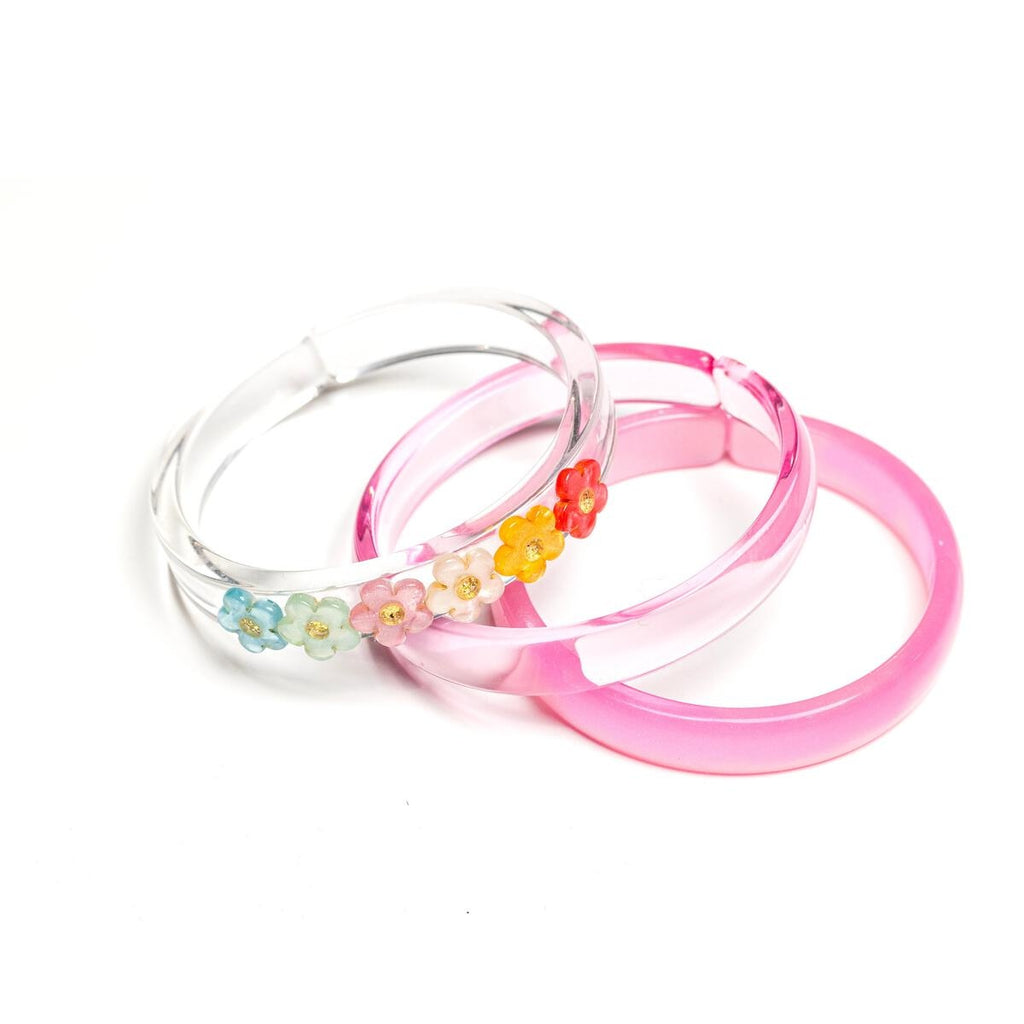 Vibrant Colors Flowers + Pink Bangles