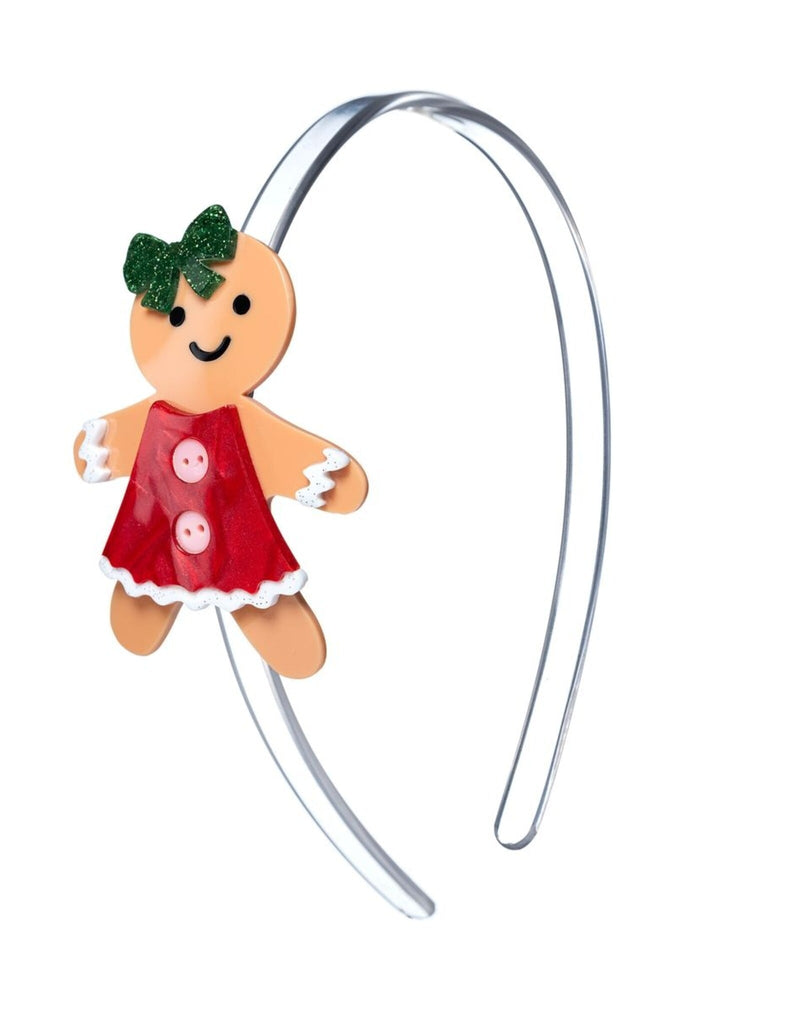 Gingerbread Girl Red Headband