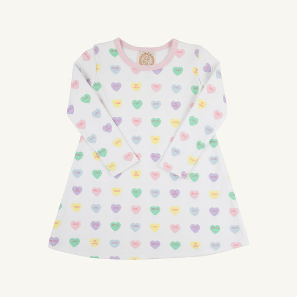 Long Sleeve Polly Play Dress - We Heart You