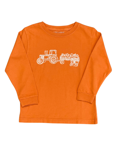 LS Burnt Orange Hayride T-Shirt