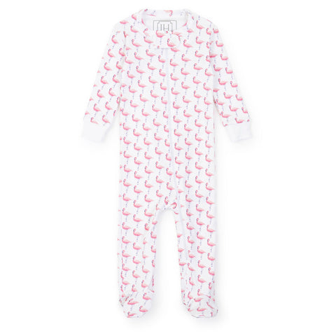 Parker Zipper Pajama - Fabulous Flamingos