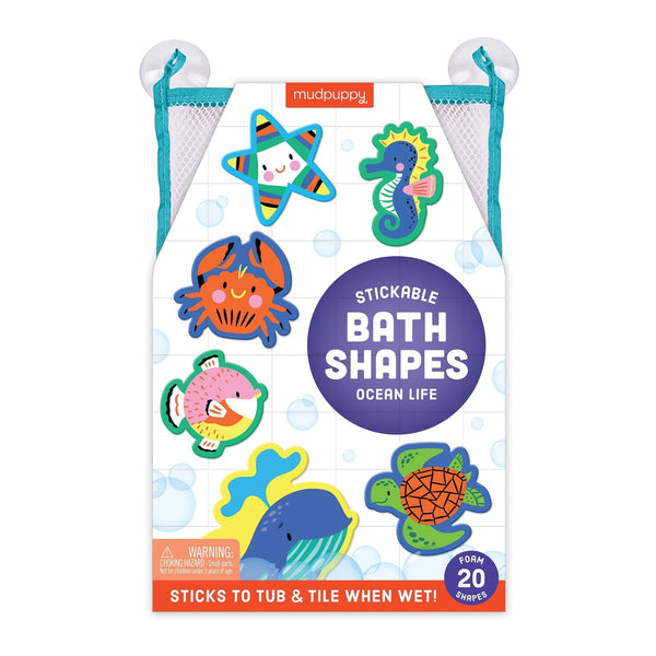 Ocean Life Stickable Foam Bath Shapes