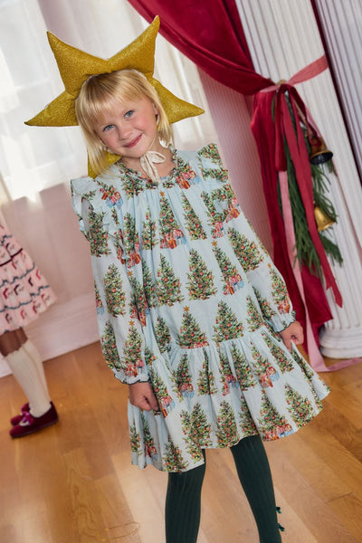Harper Dress - Trees and Presents