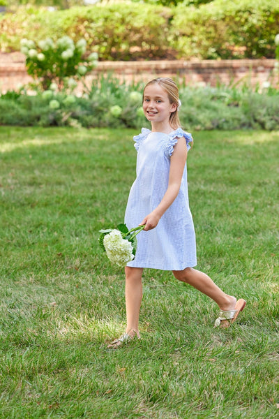 Katie Dress - Seaside Seersucker