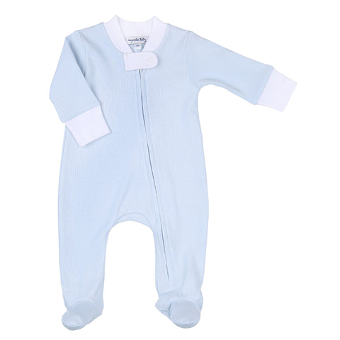 Simply Solids Zipper Footie