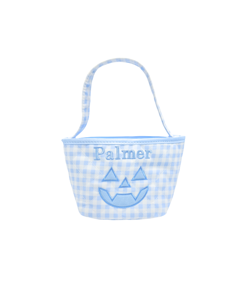 Petite Pumpkin Tote - Blue
