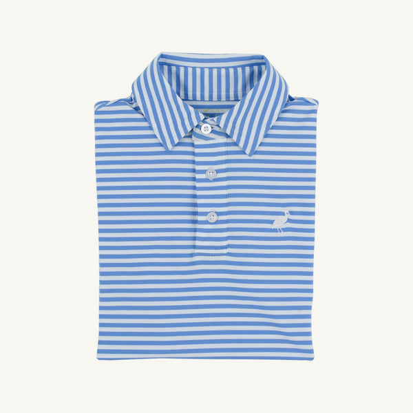 Prepletic Prim and Proper Polo - Sunrise Blvd Blue Stripe
