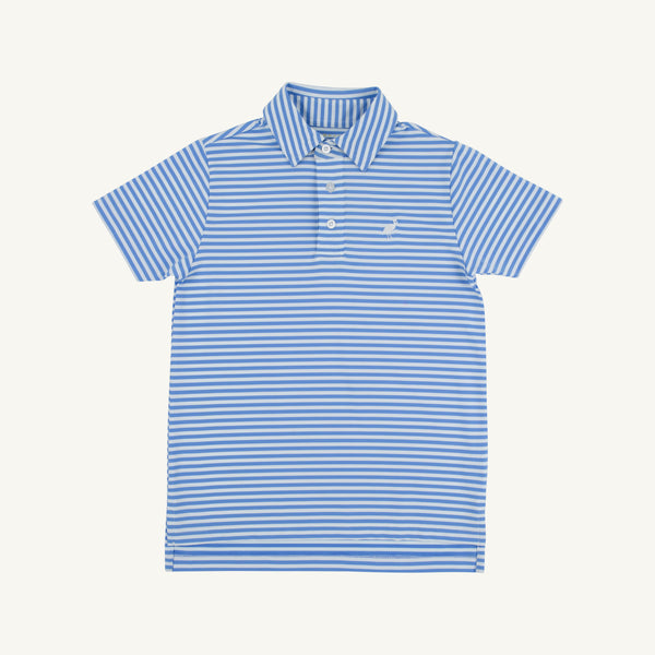 Prepletic Prim and Proper Polo - Sunrise Blvd Blue Stripe