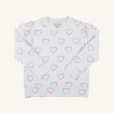 Cassidy Comfy Crewneck Puff Sleeve - Have a Little Heart