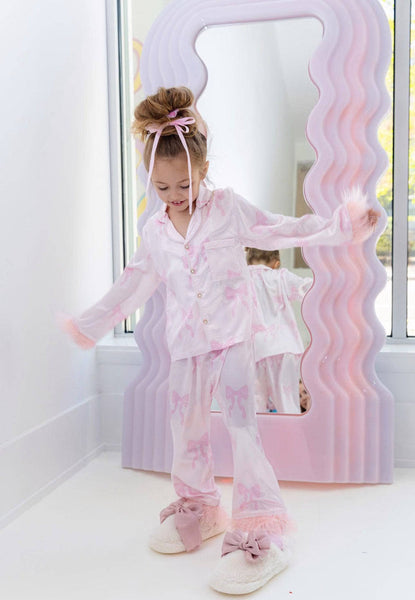 Pretty in Bows Silky Pajamas