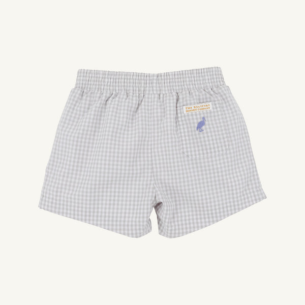 Sheffield Shorts - Grantley Gray Mini Gingham