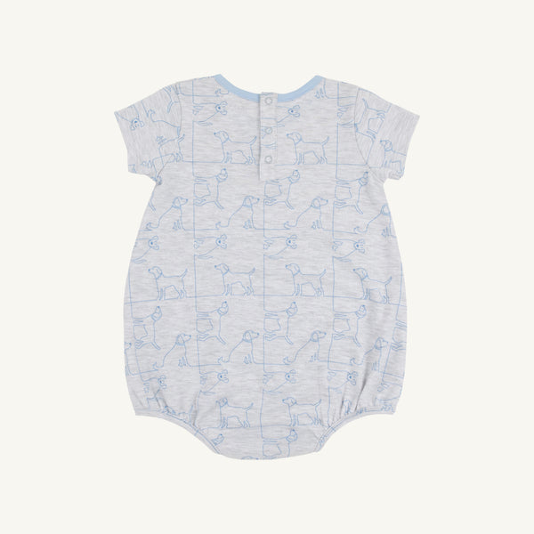 Short Sleeve Patton Play Bubble - Puppy Puzzle