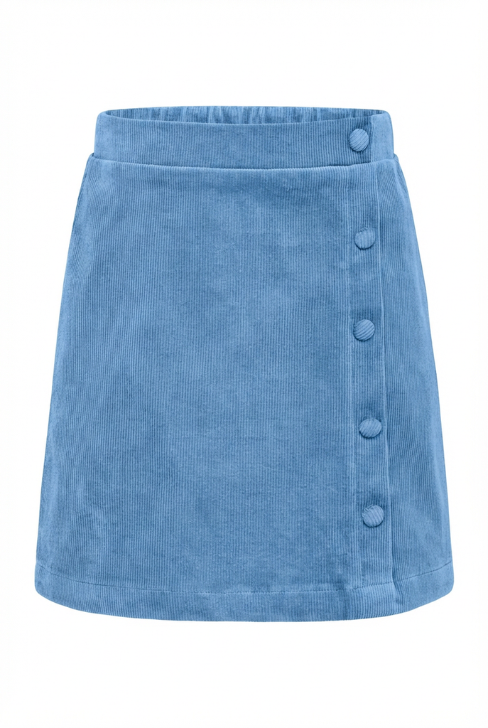 Reese Skirt - Glacier Blue Corduroy