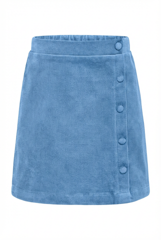 Reese Skirt - Glacier Blue Corduroy