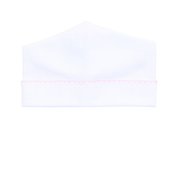Essentials White Hat w/ Colored Trims