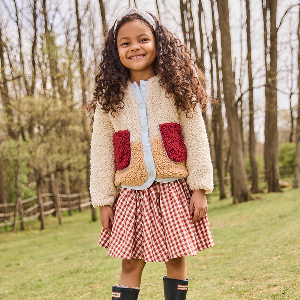 Theodore Skirt - Berry Gingham