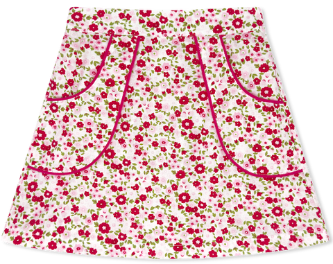 Kristen Skirt - Fuchsia Fields