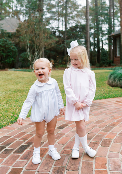 Caroline Dress - Pensacola Pink Ministripe