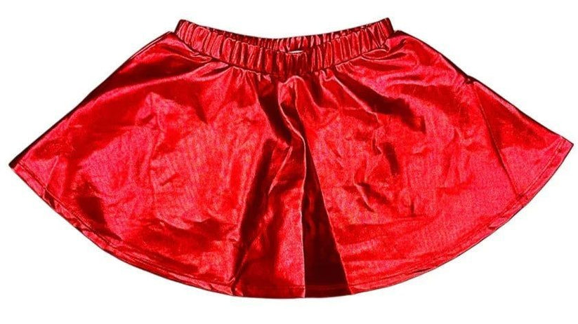 Zoe Metallic Red Skirt