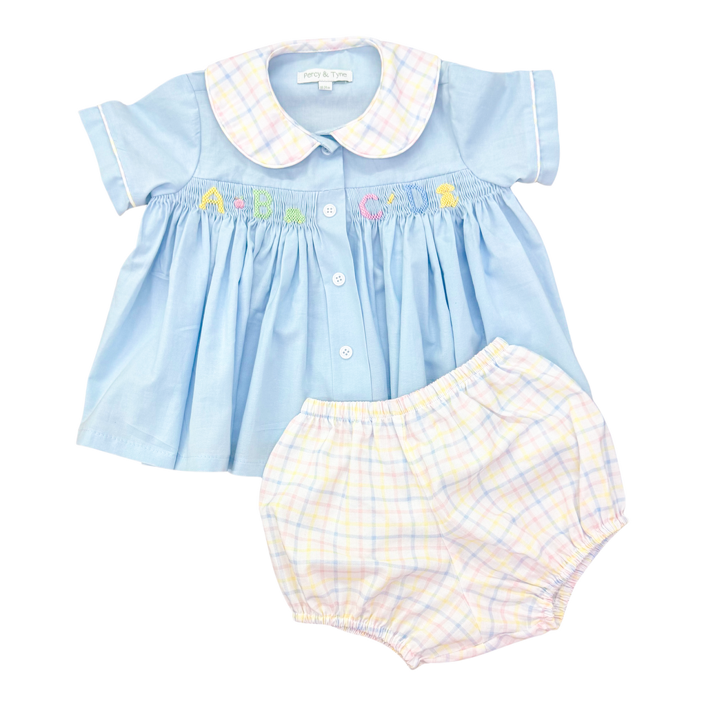 Rhys Smocked Bloomer Set