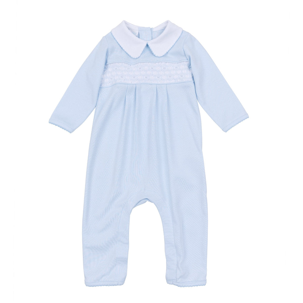 Willow and Walker's Smocked Collared Playsuit