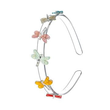 Dragonflies Headband Satin Pastel Color