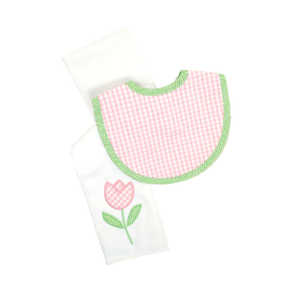 Tulip Bib/Burp Box Set