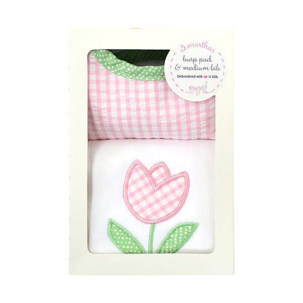 Tulip Bib/Burp Box Set