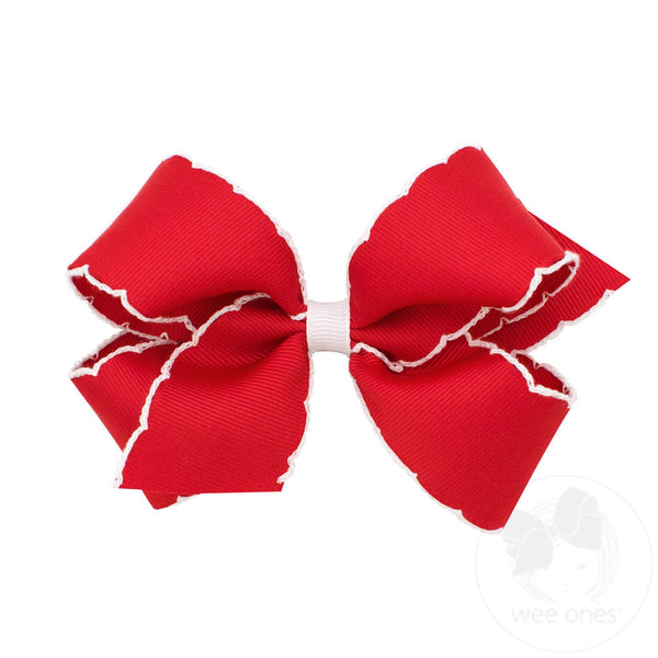 Medium Moonstitch Hair Bow