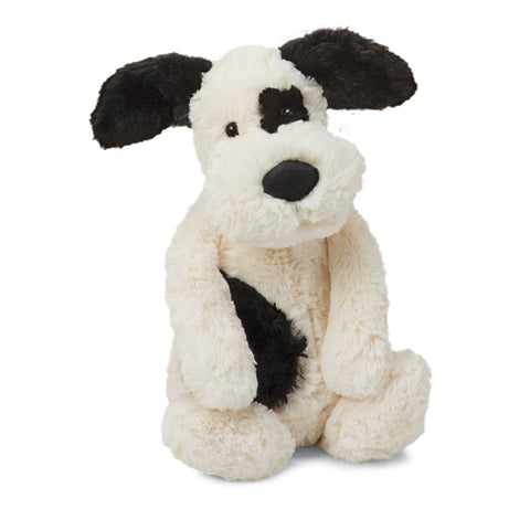 Bashful Black/Cream Puppy, medium