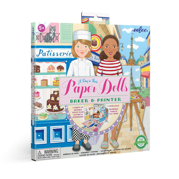 A Day in Paris Paper Dolls Set