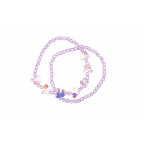 Shimmer Butterfly Bracelet Set